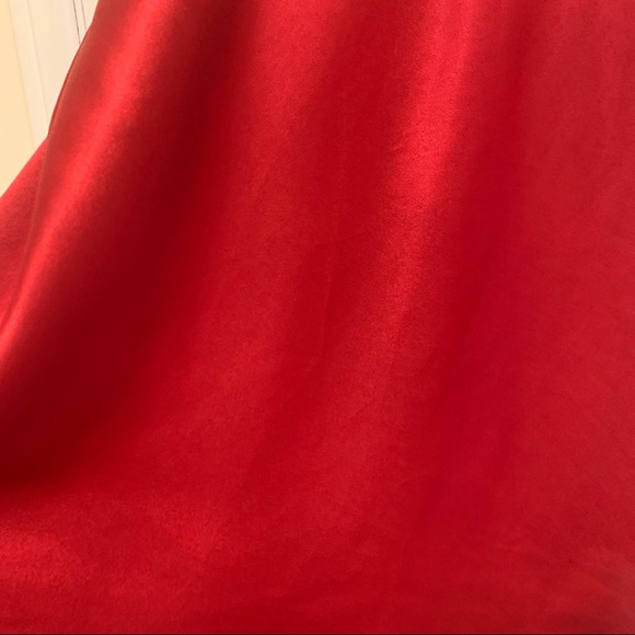 Vintage La Senza Satin Slip Dress Red Size Large - Picture 5 of 8